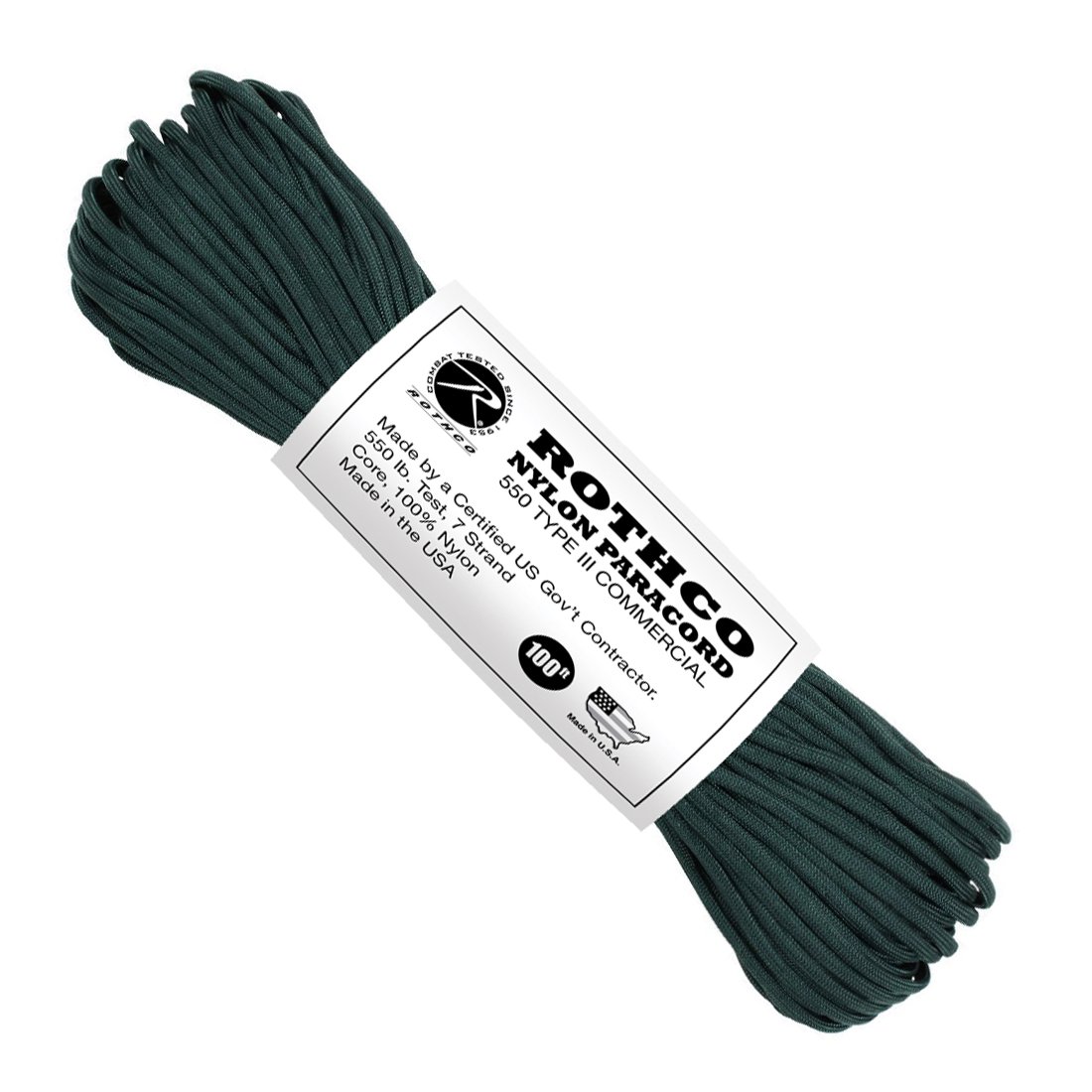 ROTHCO ナイロンパラコード 550 Type III 4本セット Amazon | ROTHCO パラコード 4mm タイプ3 30m ナイロン [Paracord